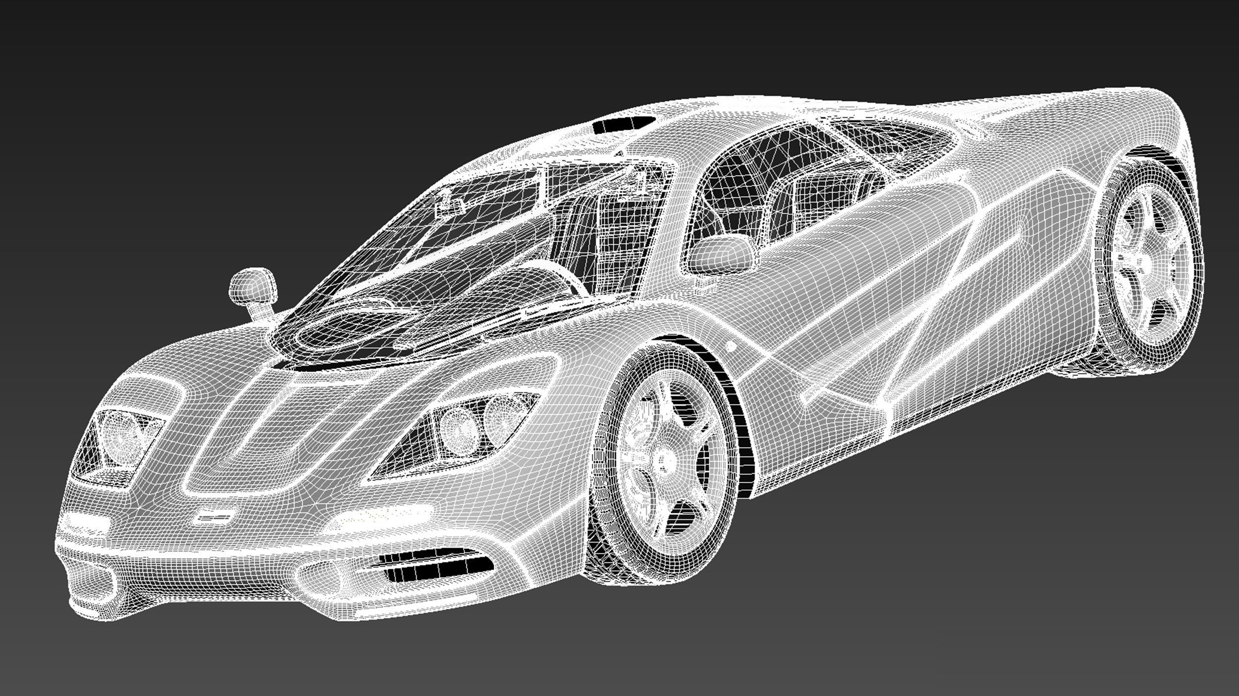 McLaren F1 1994-1998 3D model_17