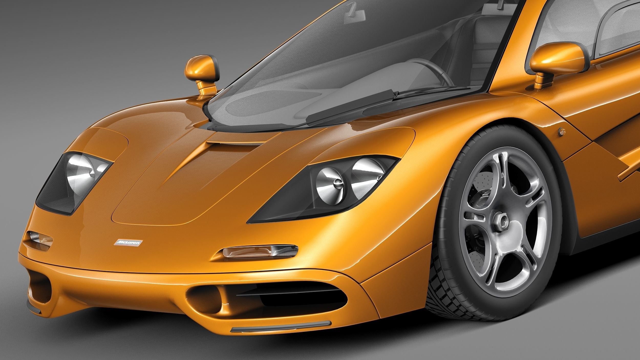 McLaren F1 1994-1998 3D model_2