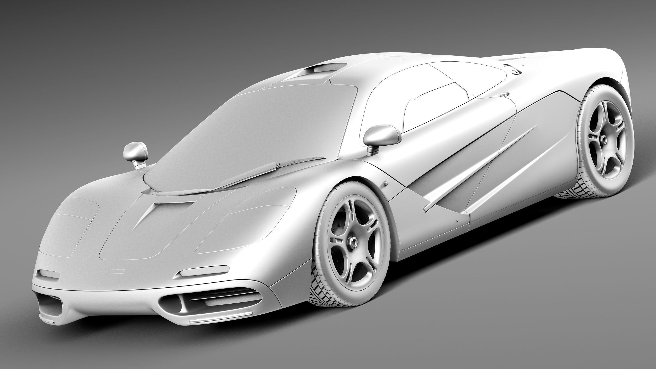 McLaren F1 1994-1998 3D model_8