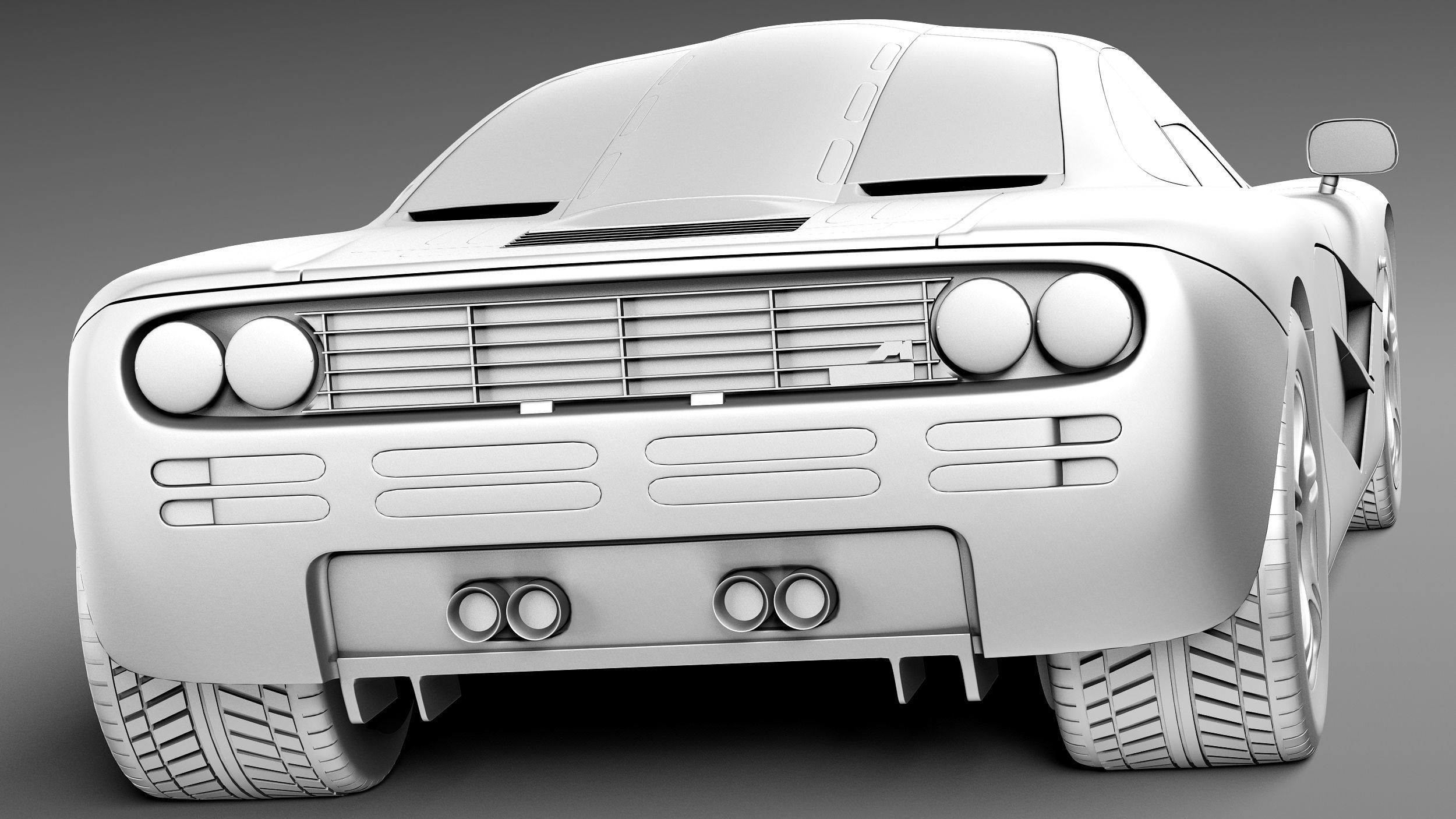 McLaren F1 1994-1998 3D model_13