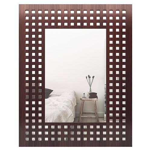 Wood Wall Mirror CLRB3689 3D model