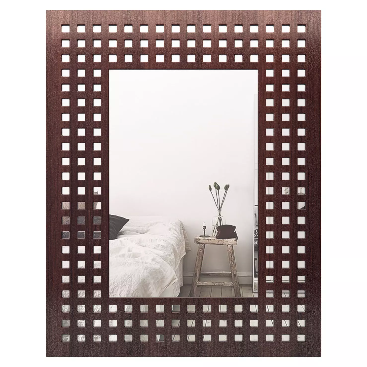 Wood Wall Mirror CLRB3689 3D model_0