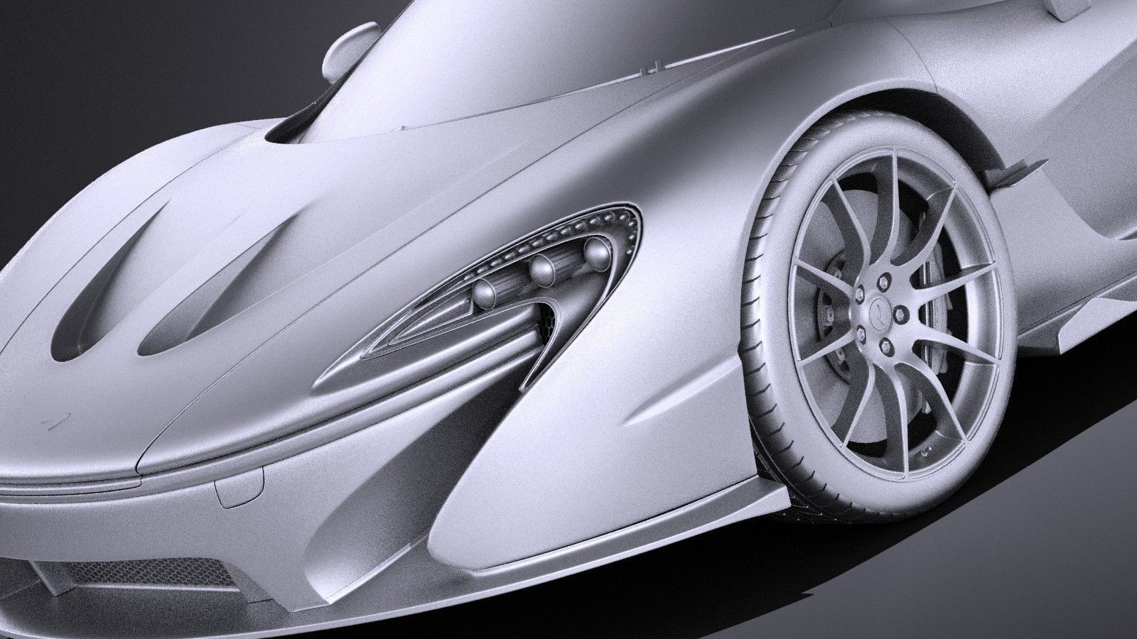 McLaren P1 2016 VRAY 3D model_12
