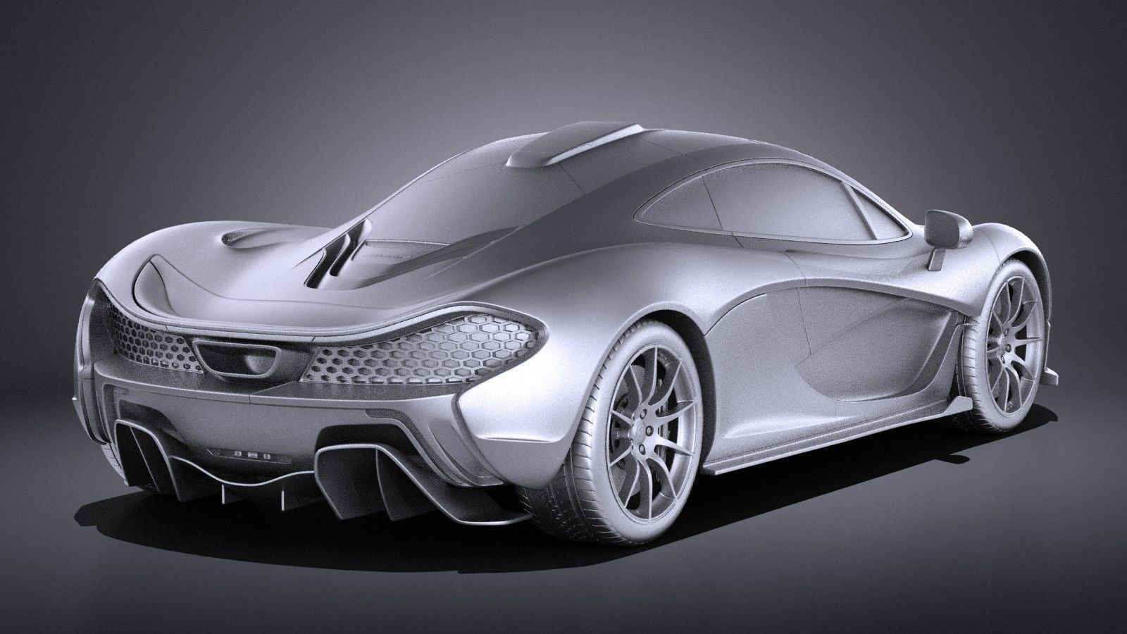 McLaren P1 2016 VRAY 3D model_14