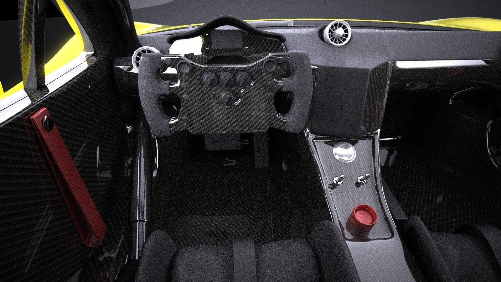 McLaren P1 2016 VRAY 3D model_8