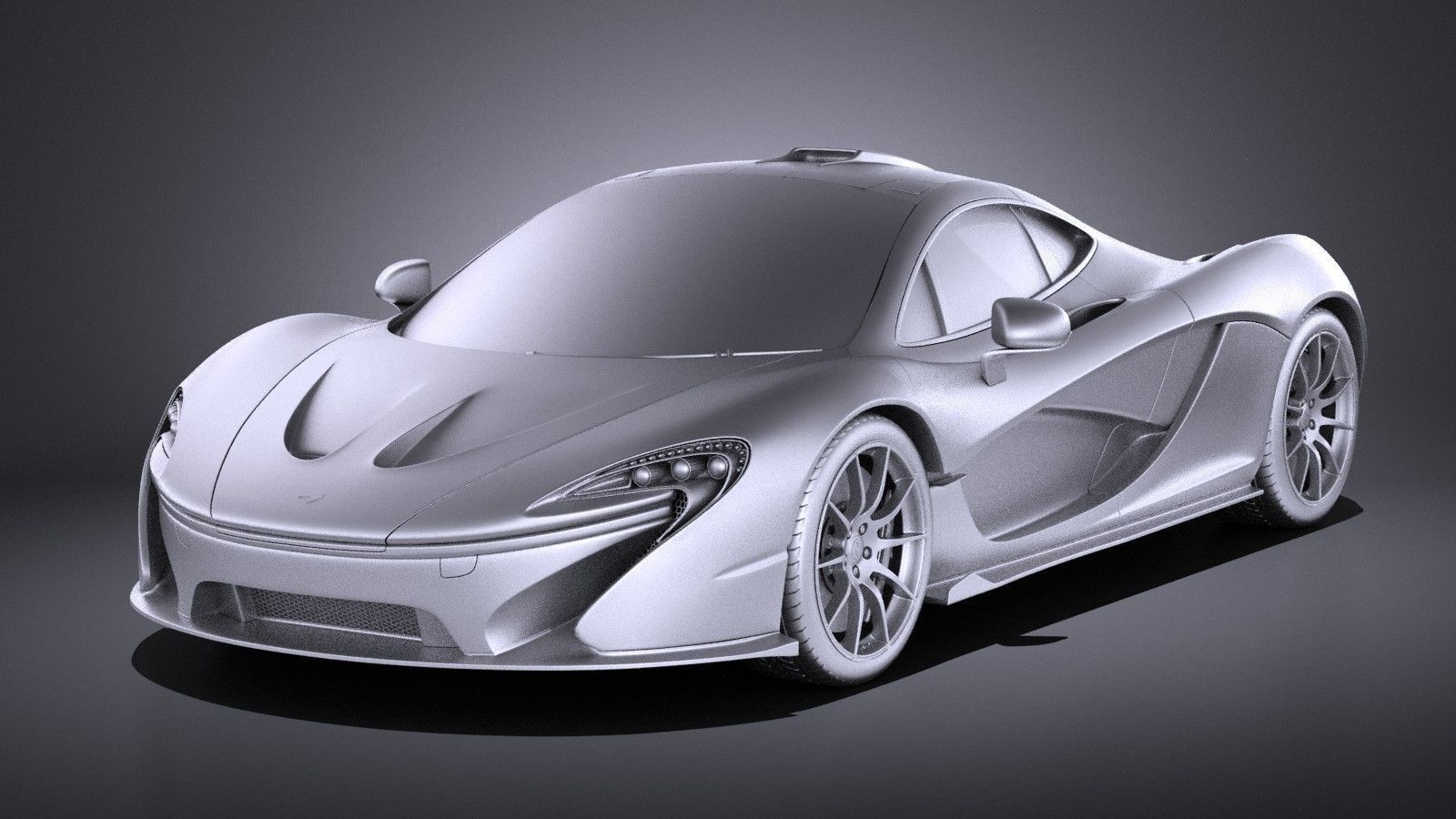 McLaren P1 2016 VRAY 3D model_11