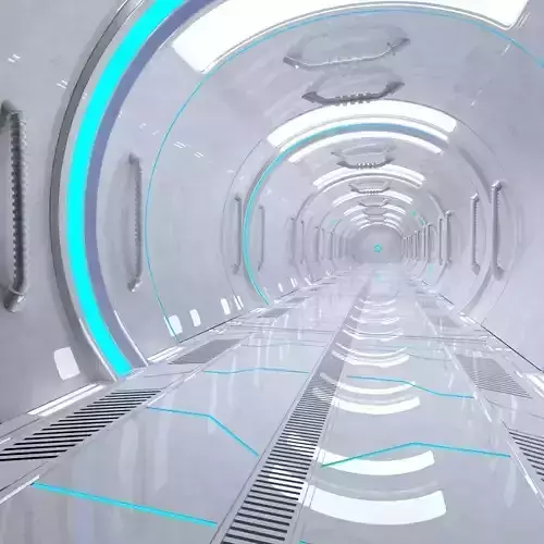 Sci fi Corridor 3D model