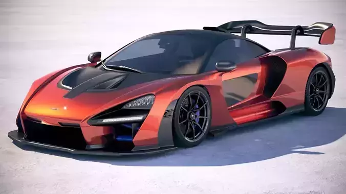 McLaren Senna 2019 3D model