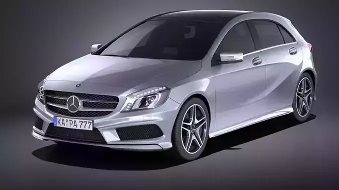 Mercedes-Benz A-class 2013 VRAY