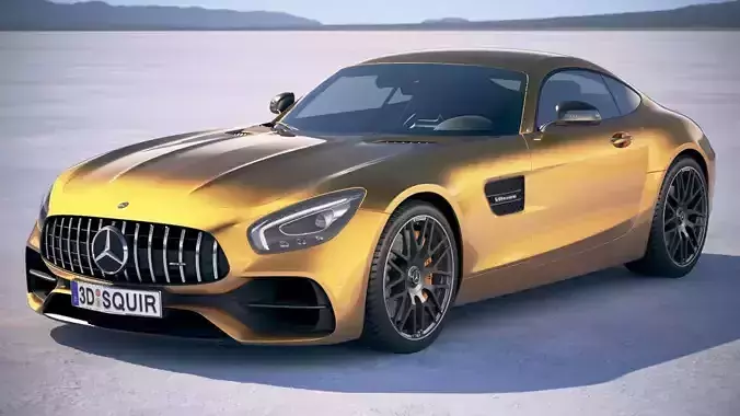 Mercedes AMG GT S 2018 3D model