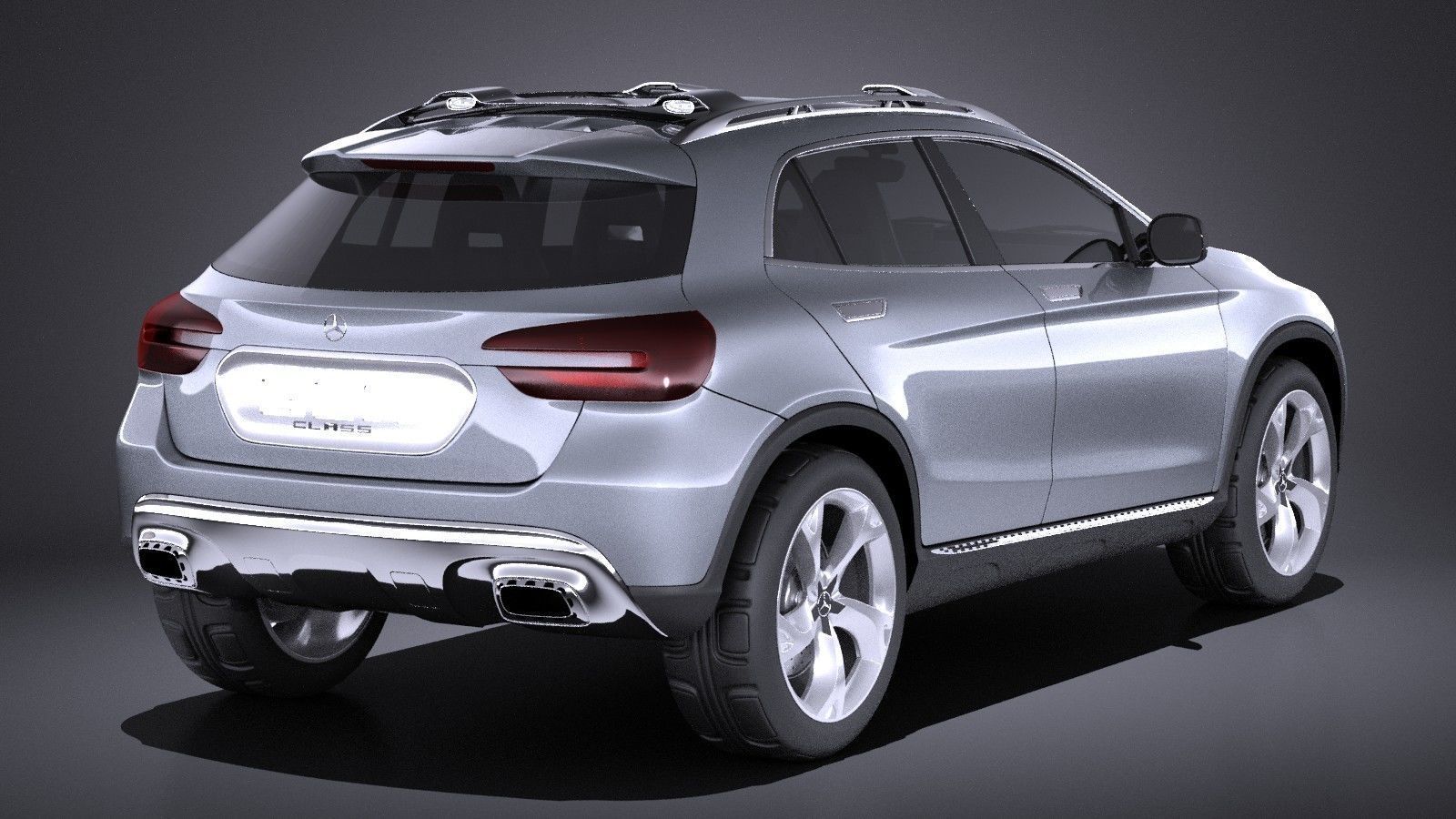 Mercedes Benz GLA Concept 2014 VRAY 3D model_5