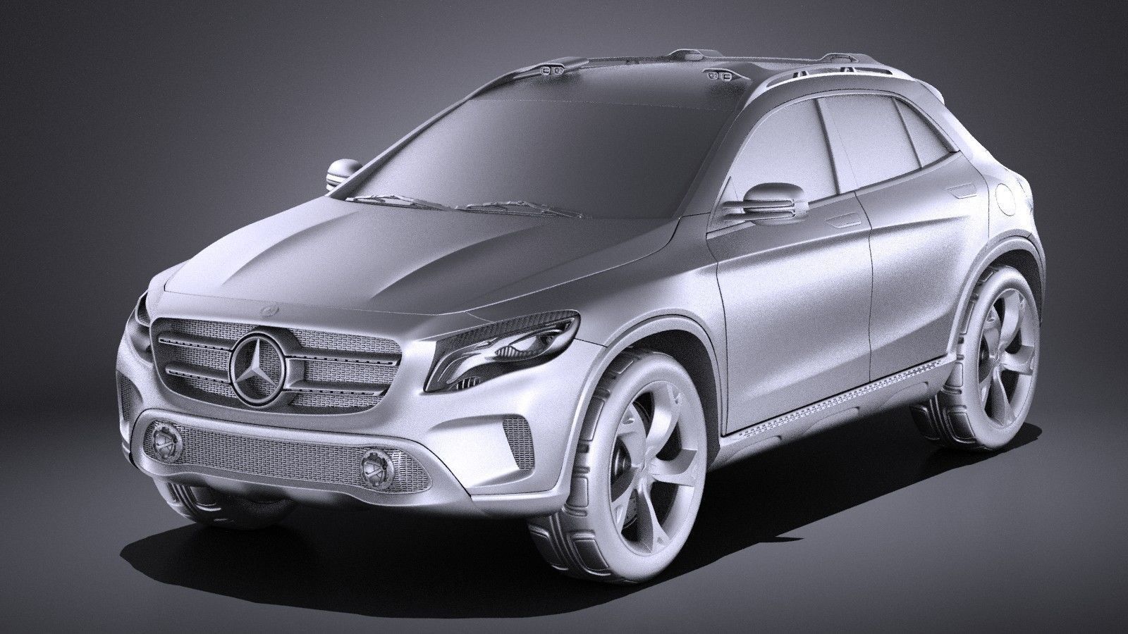 Mercedes Benz GLA Concept 2014 VRAY 3D model_8