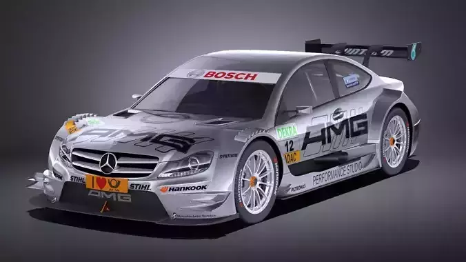 Mercedes C AMG DTM 2012 -2014 VRAY