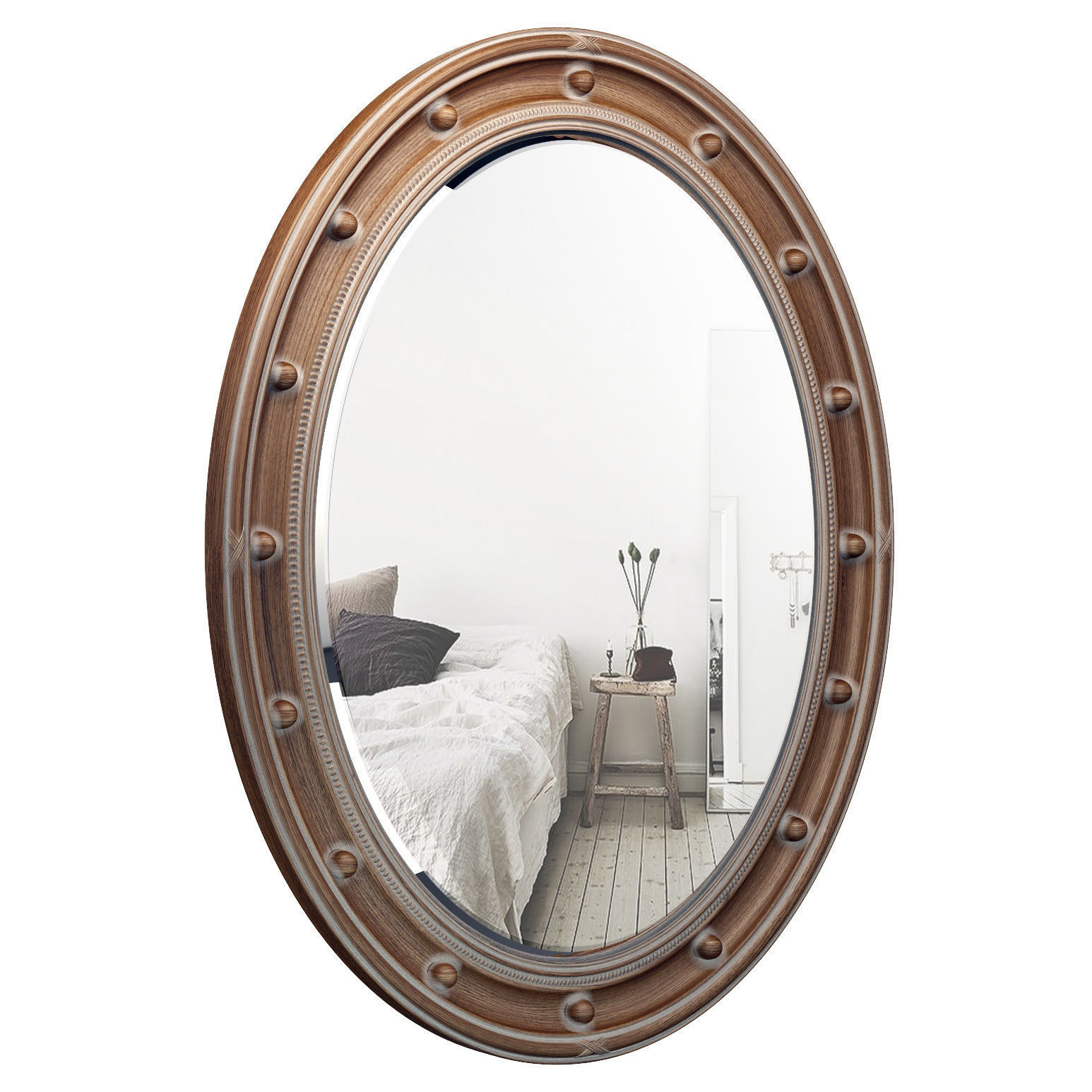 Mirror oval Dormer F1406AWH 3D model_1