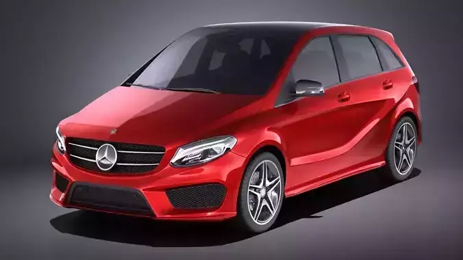 Mercedes-Benz B-Class AMG 2016 VRAY