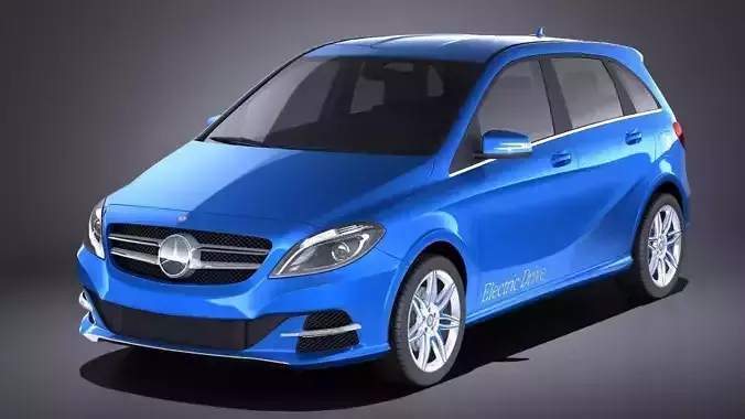 Mercedes-Benz B-class Electric Drive 2016 VRAY