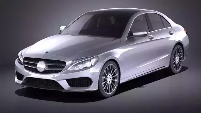 Mercedes Benz C Class W205 2017 sedan VRAY