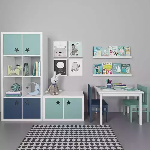 Furniture for childrens room  3D model