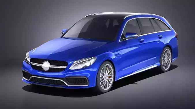 Mercedes-Benz C63 AMG W205 Estate 2017 VRAY