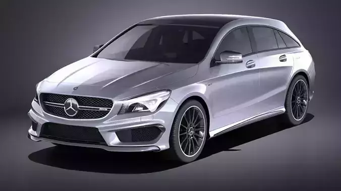 Mercedes-Benz CLA AMG Shooting Brake 2017 VRAY