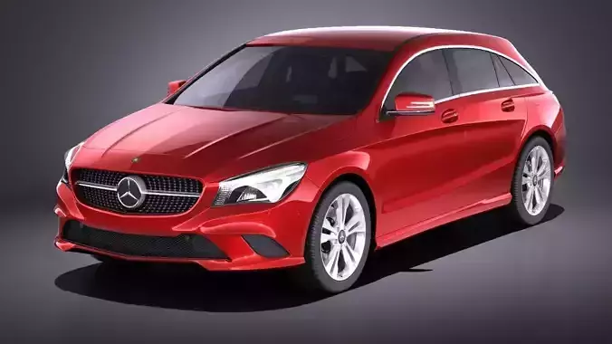 Mercedes-Benz CLA Shooting Brake 2017 VRAY