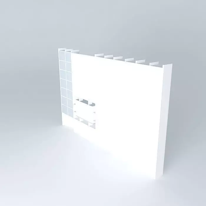 Stenka 6 wall Free 3D model