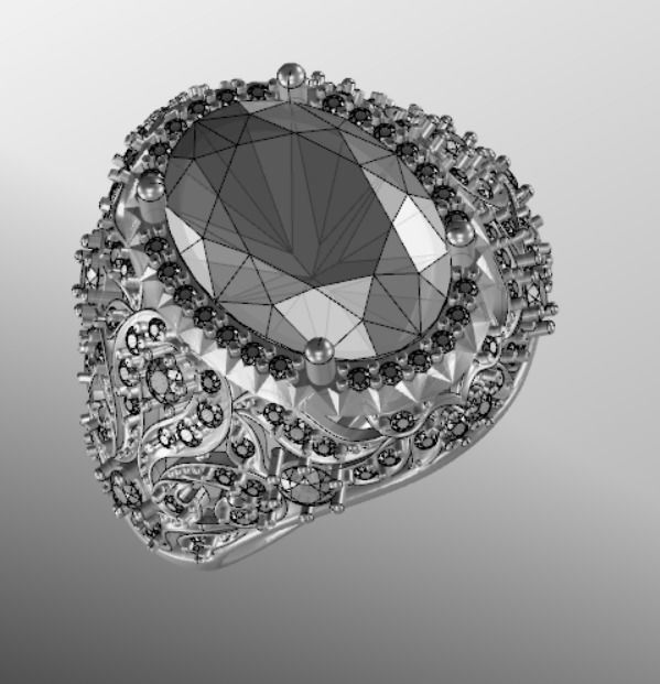 Ring akr 24 3D print model_15