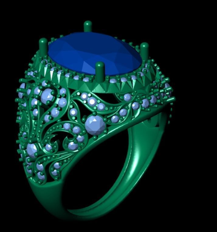 Ring akr 24 3D print model_13