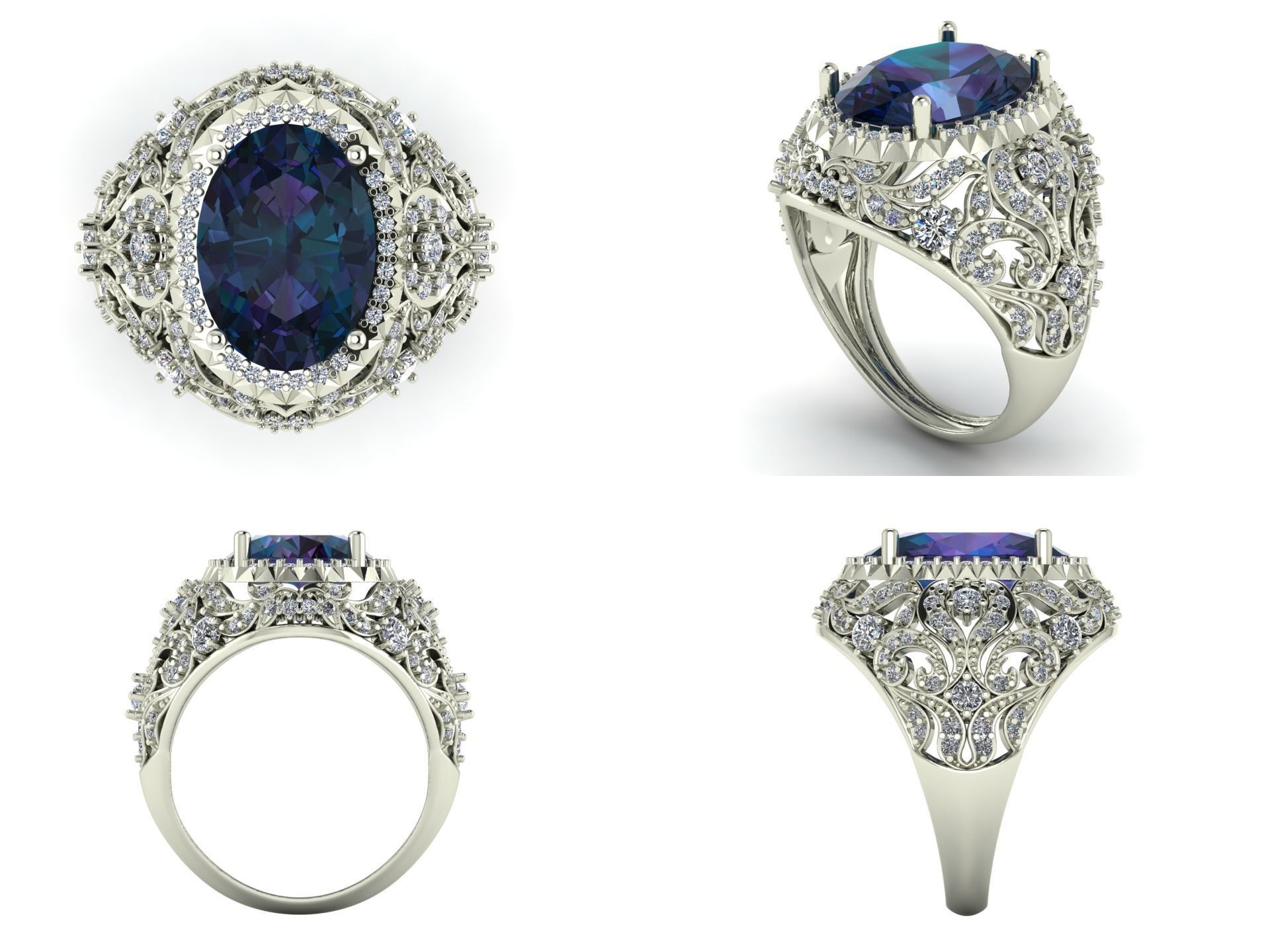 Ring akr 24 3D print model_4