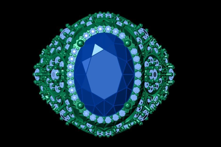 Ring akr 24 3D print model_9