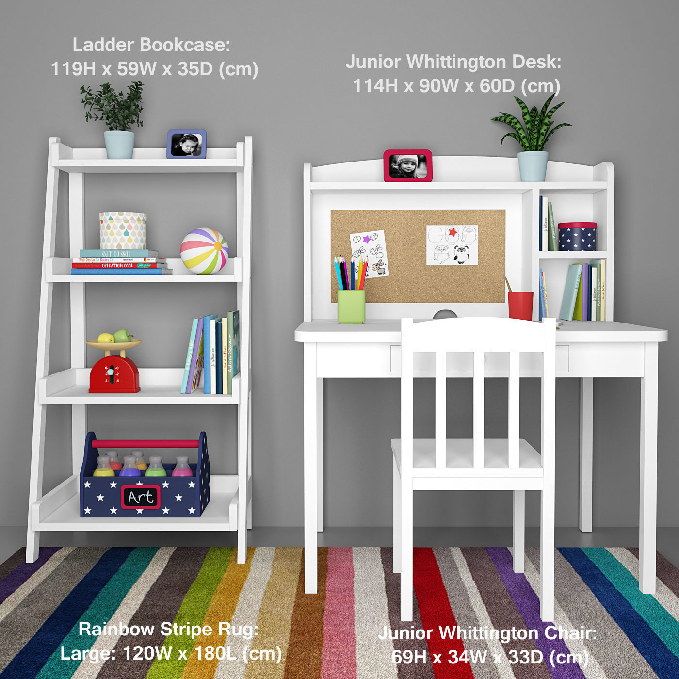 Childrens furniture 15 3D model_3