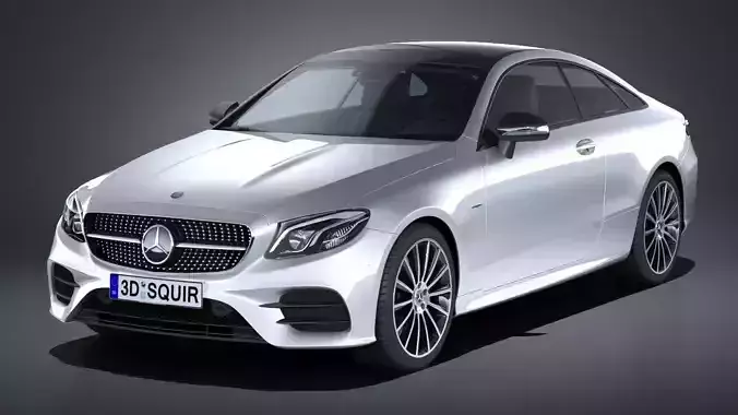 Mercedes E-Class Coupe 2017 3D model