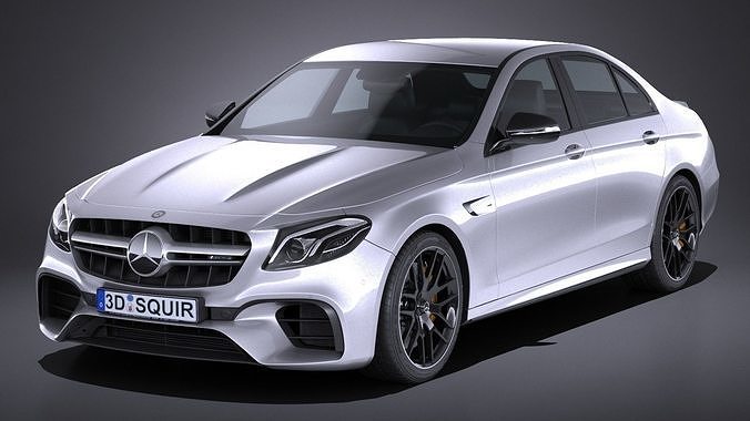 Mercedes E63 AMG 2017 3D model