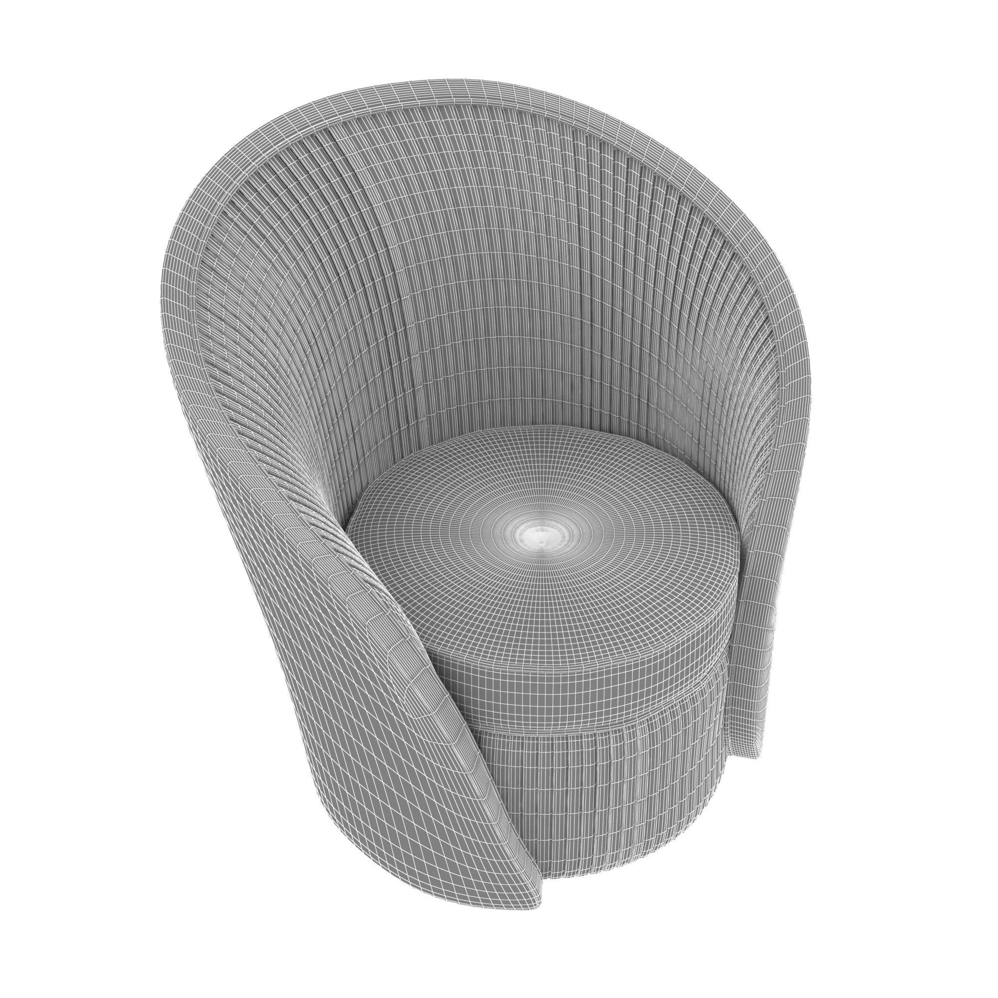 koket bloom chair in 3 variants 3D model_10