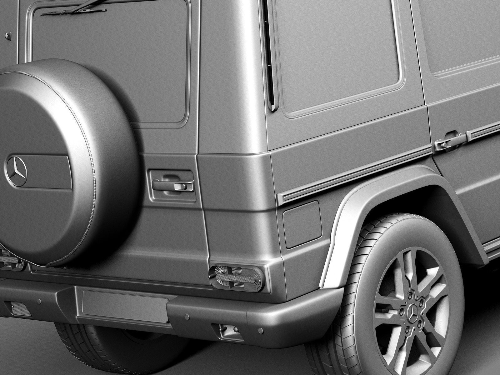 Mercedes-Benz G-Class 2016 3D model_10