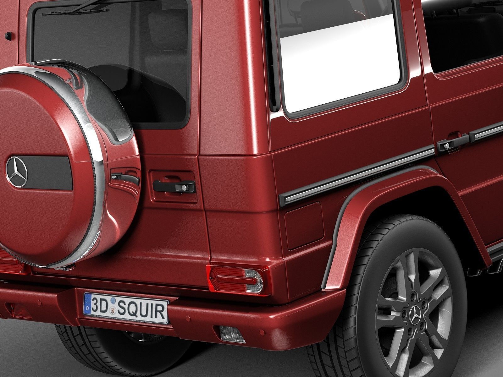 Mercedes-Benz G-Class 2016 3D model_3