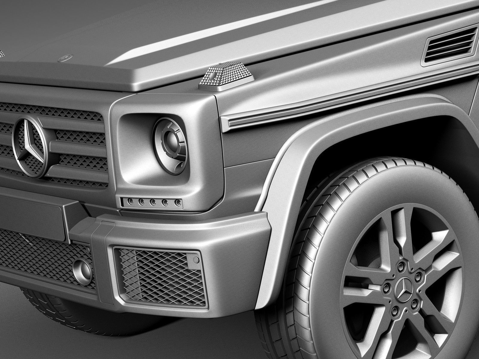 Mercedes-Benz G-Class 2016 3D model_9