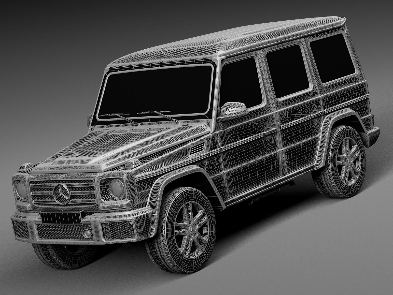 Mercedes-Benz G-Class 2016 3D model_12