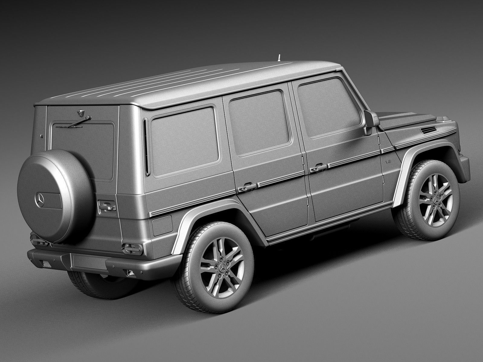 Mercedes-Benz G-Class 2016 3D model_11
