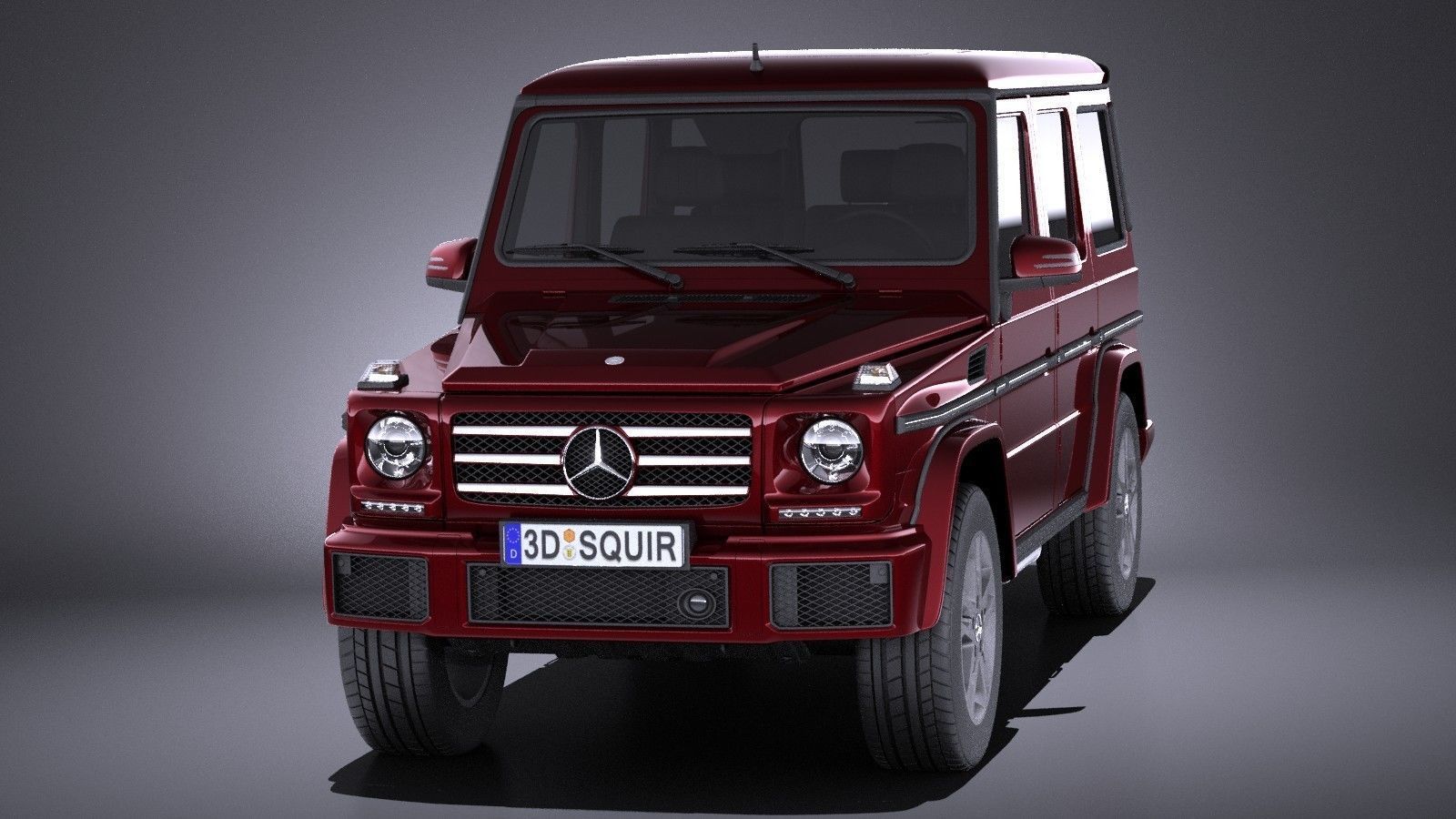 Mercedes-Benz G-Class 2017 VRAY 3D model_1