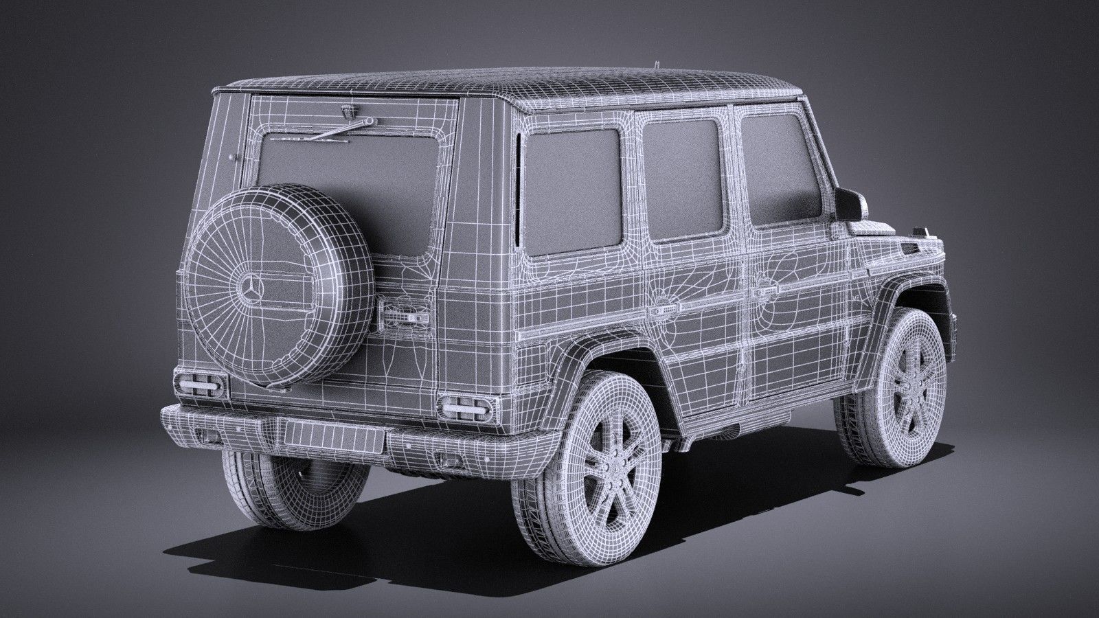 Mercedes-Benz G-Class 2017 VRAY 3D model_15