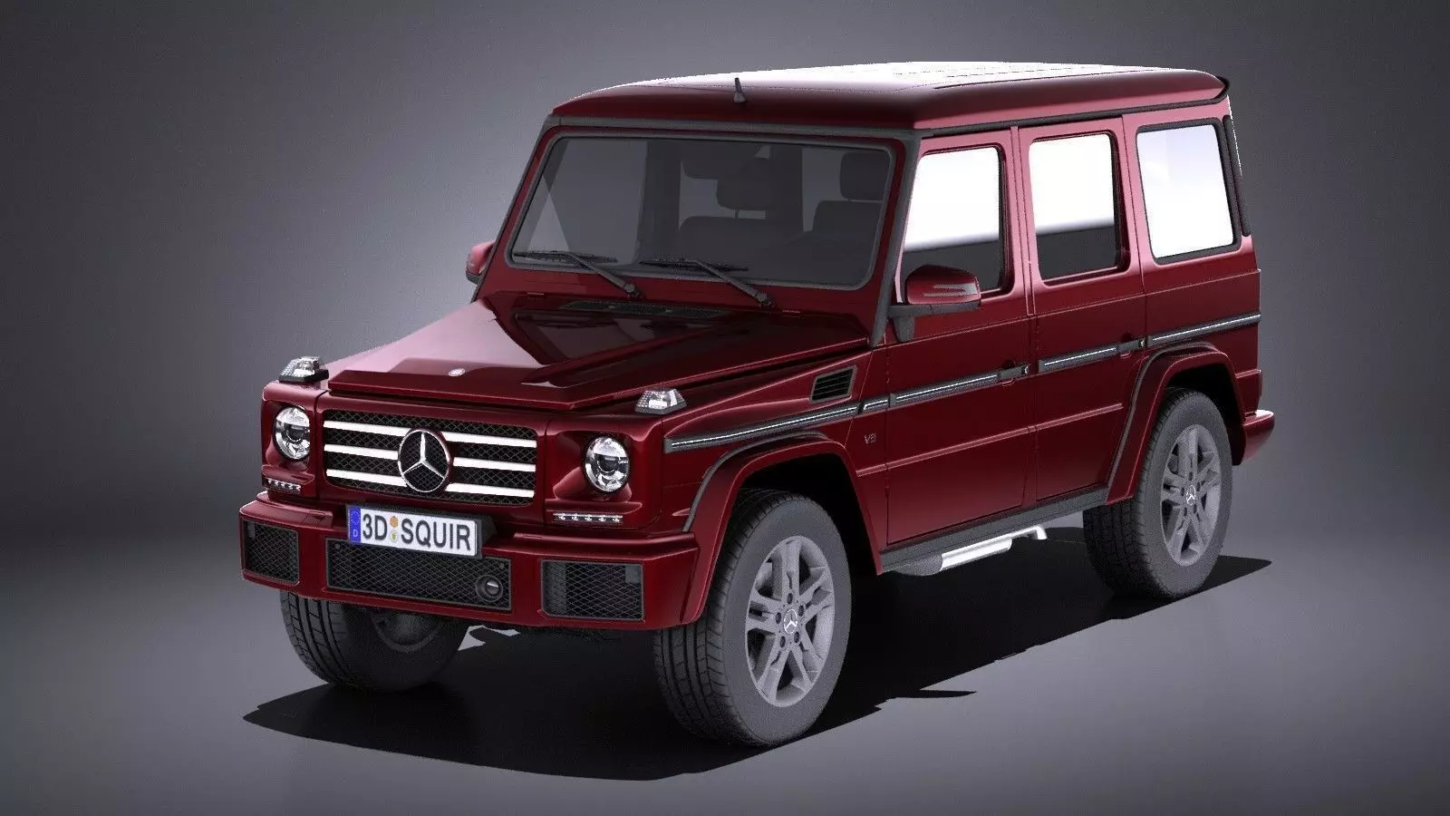 Mercedes-Benz G-Class 2017 VRAY 3D model_0