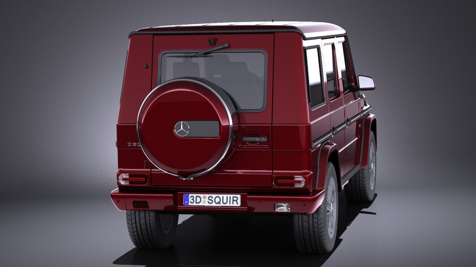 Mercedes-Benz G-Class 2017 VRAY 3D model_4