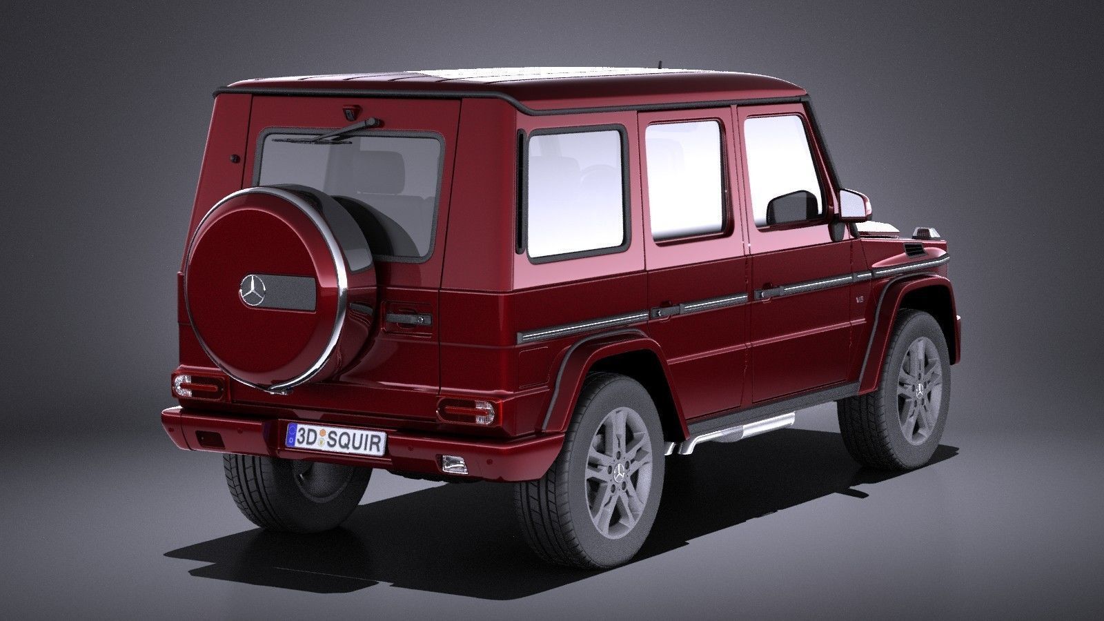 Mercedes-Benz G-Class 2017 VRAY 3D model_5