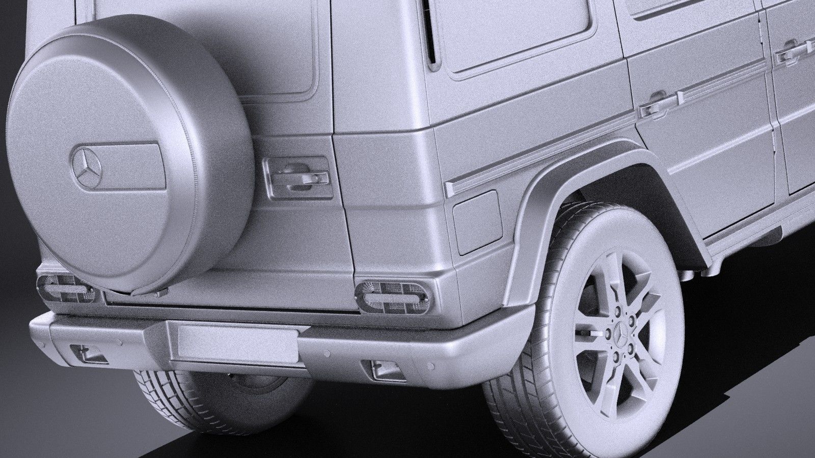 Mercedes-Benz G-Class 2017 VRAY 3D model_10