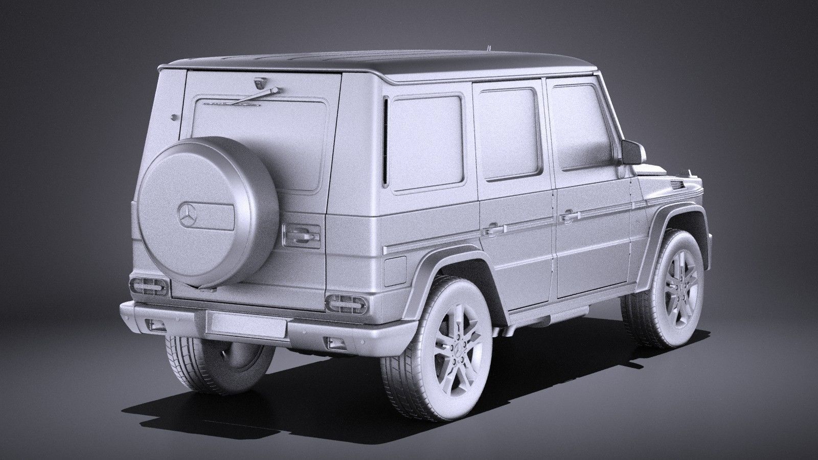 Mercedes-Benz G-Class 2017 VRAY 3D model_11