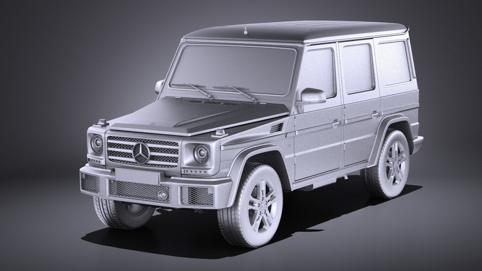 Mercedes-Benz G-Class 2017 VRAY 3D model_8