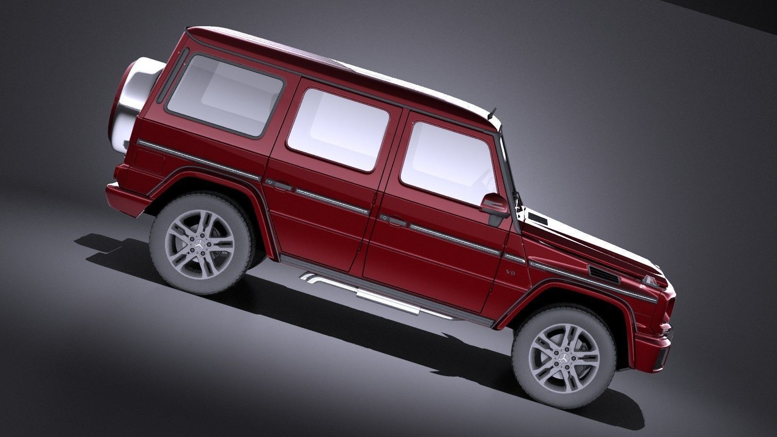 Mercedes-Benz G-Class 2017 VRAY 3D model_6