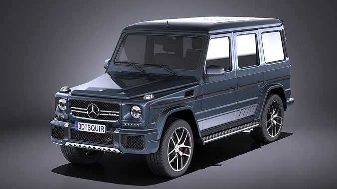Mercedes-Benz G63 AMG 2017 VRAY 3D model