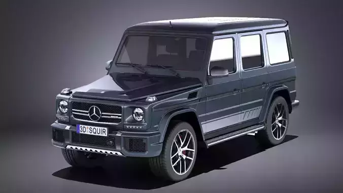 Mercedes-Benz G63 AMG 2017 VRAY 3D model